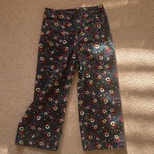 Maeve Floral Wide Leg Pants - Multicolor